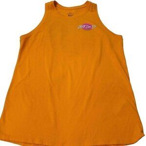 Nike Womens Small Orange Ledgend Dri-fit Just Do‎ It Tank Top
